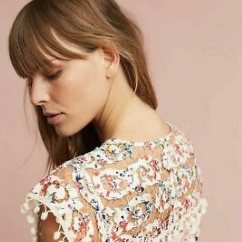 Anthropologie Tularosa Pom Pom dress - Picture 6 of 11